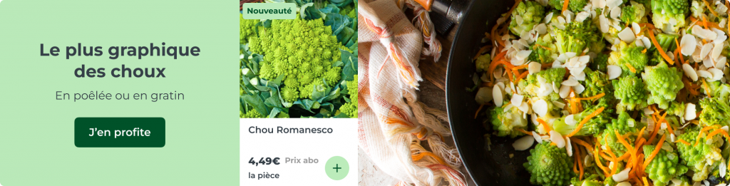 Le chou romanesco, le plus graphique des choux