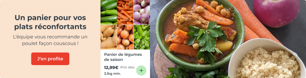 Panier de légumes de saison