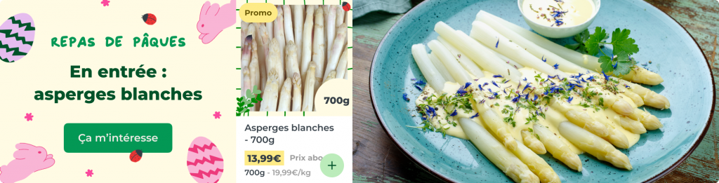 Asperges blanches - 700g