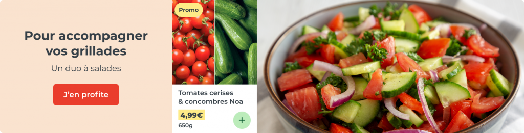 Pour accompagner vos grillades, le duo à salades !
