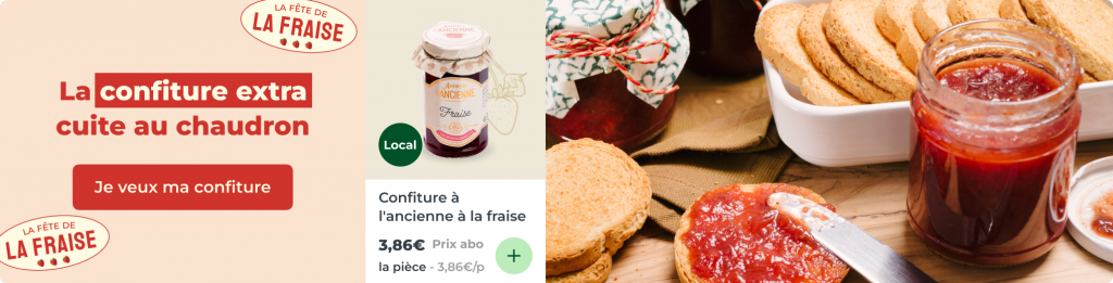 Confiture à l'ancienne à la fraise