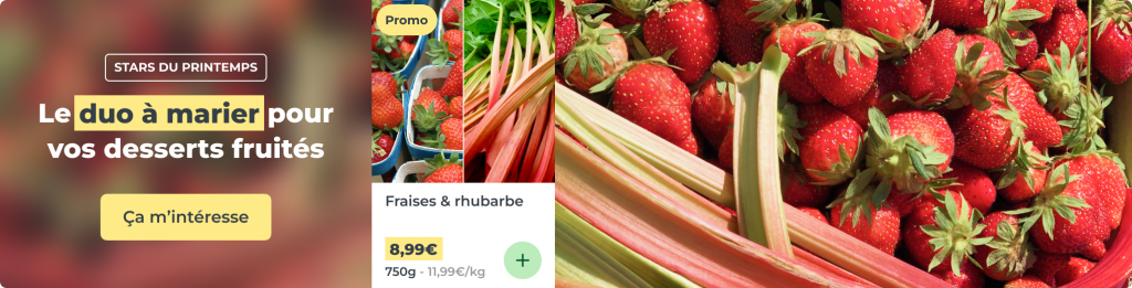 Fraises & rhubarbe