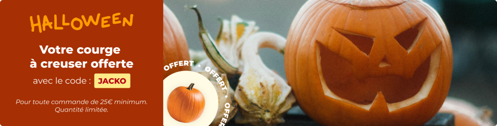 Une courge offerte pour 25€ d'achat