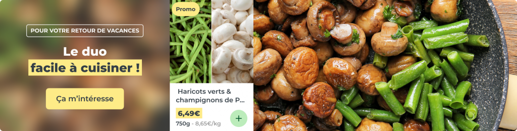 Le duo facile à cuisiner !