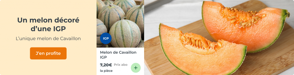 Un melon décoré d’une IGP