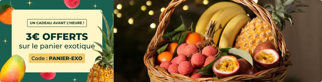 Panier de fêtes exotique