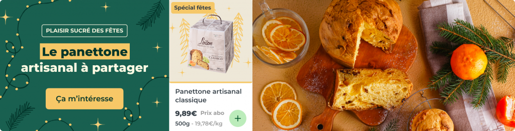 Le panettone à artisanal à partager !
