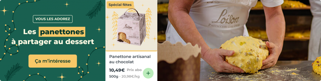 Panettone artisanal au chocolat