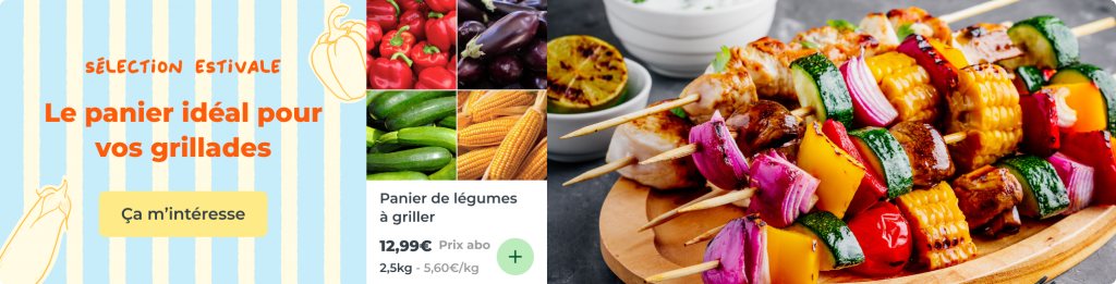 Le panier idéal pour vos grillades