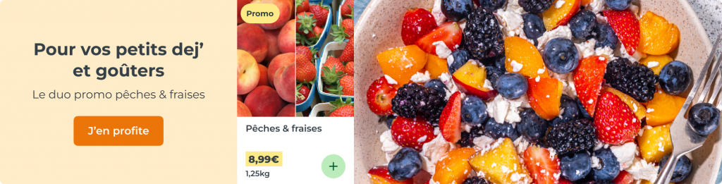 Pêches & fraises