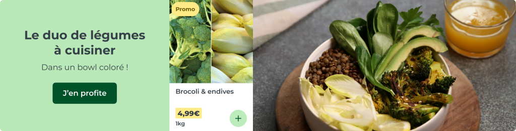 Le duo de légumes à cuisiner