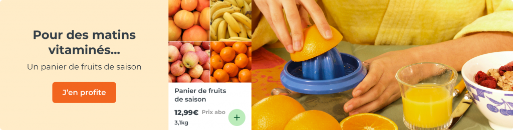 Panier de fruits de saison