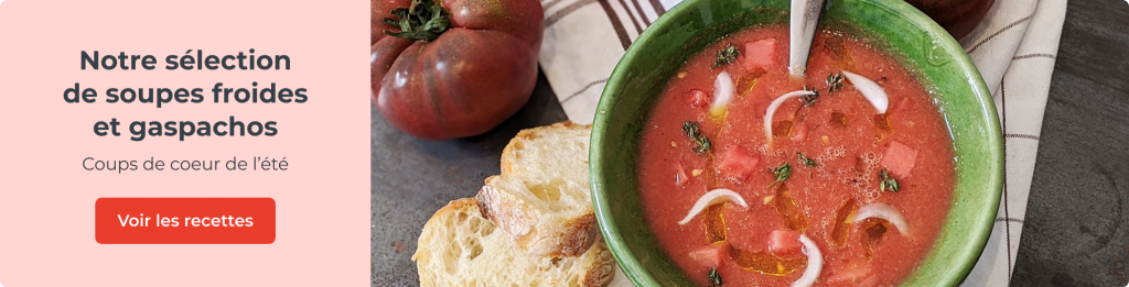 Notre sélection de soupes froides et gaspachos
