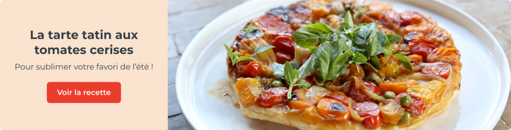 Tarte tatin aux tomates cerises