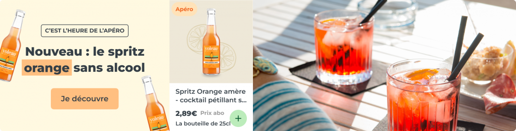 Nouveau : le spritz orange amère sans alcool