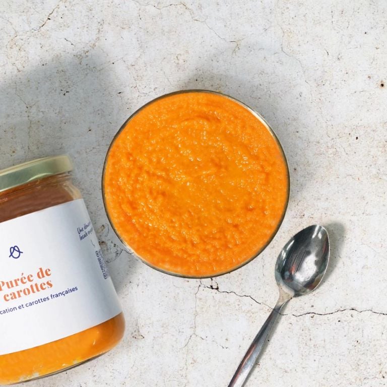 Purée de carottes des Charentes bio