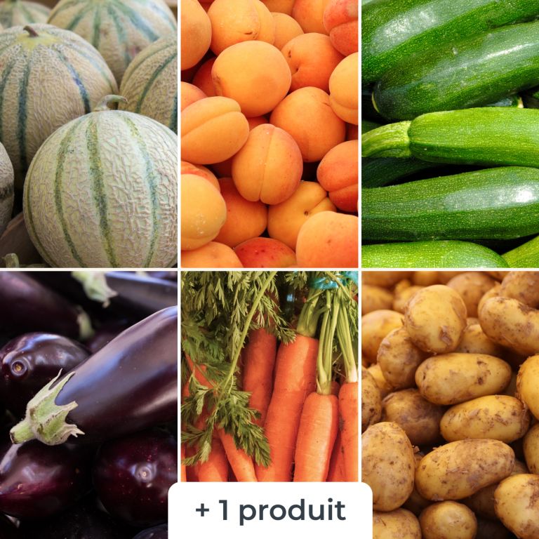Mélange de fruits & légumes bio
