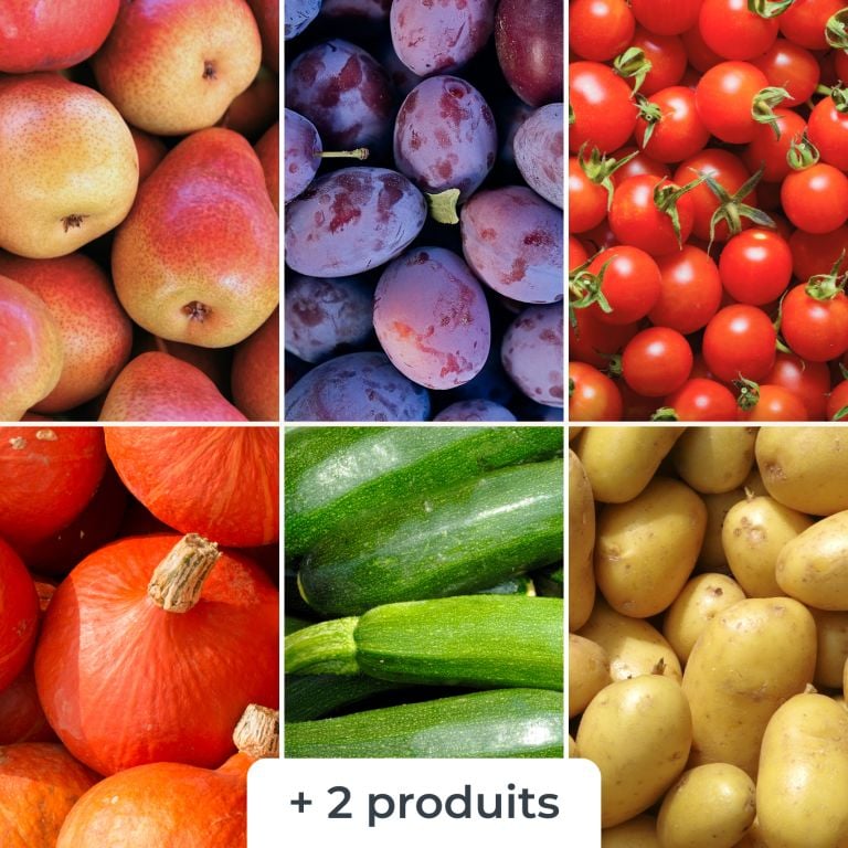 Grand mélange de fruits & légumes