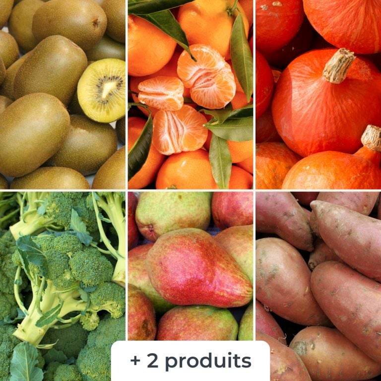 Grand mélange de fruits & légumes