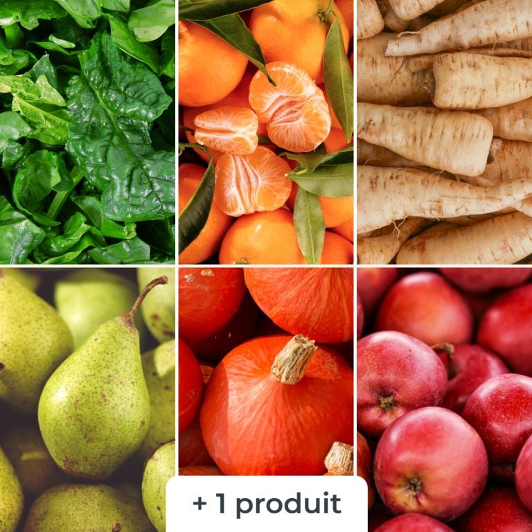 Mélange de fruits & légumes bio