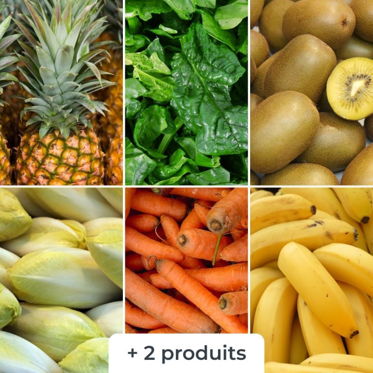 Grand mélange de fruits & légumes