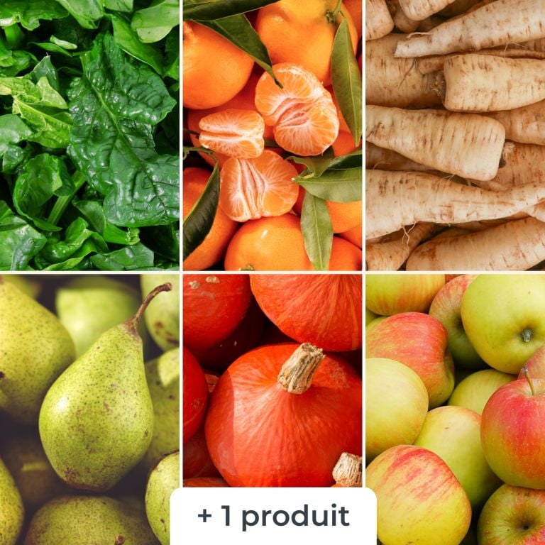 Mélange de fruits & légumes bio