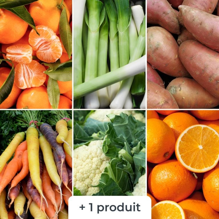 Mélange de fruits & légumes bio