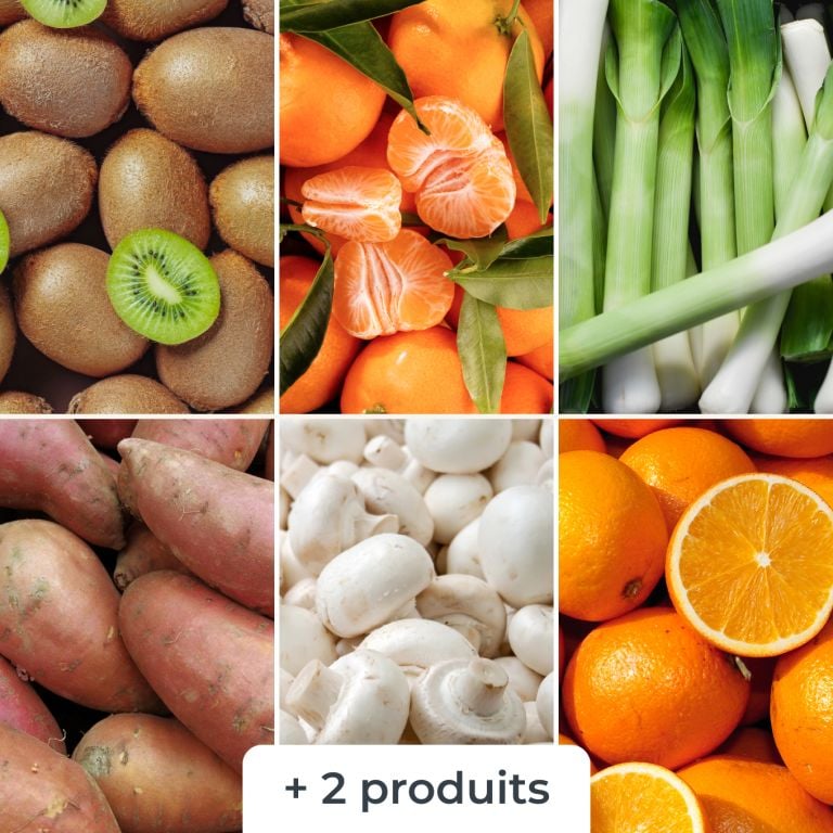 Grand mélange de fruits & légumes