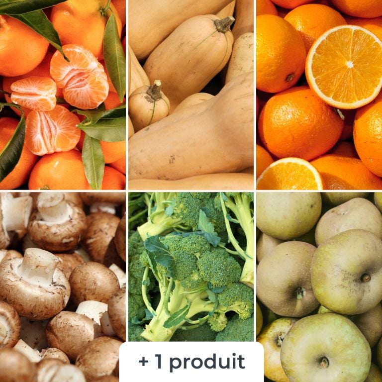 Mélange de fruits & légumes bio