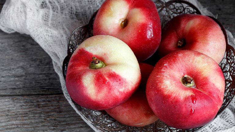Nectarines plates & myrtilles