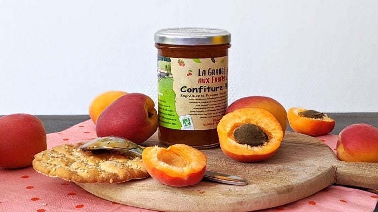 Confiture d'abricots bio