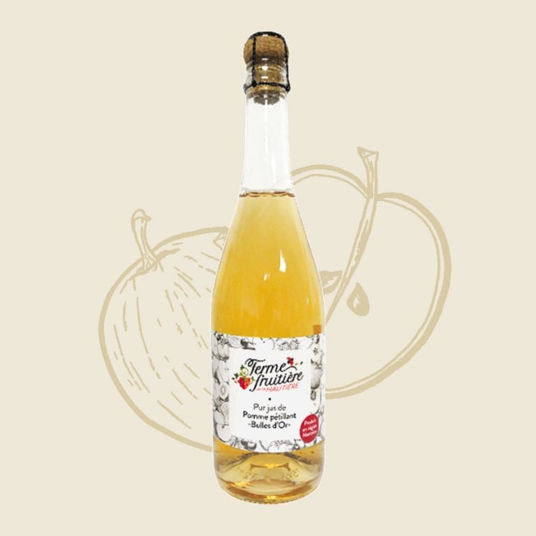 Jus de pomme pétillant