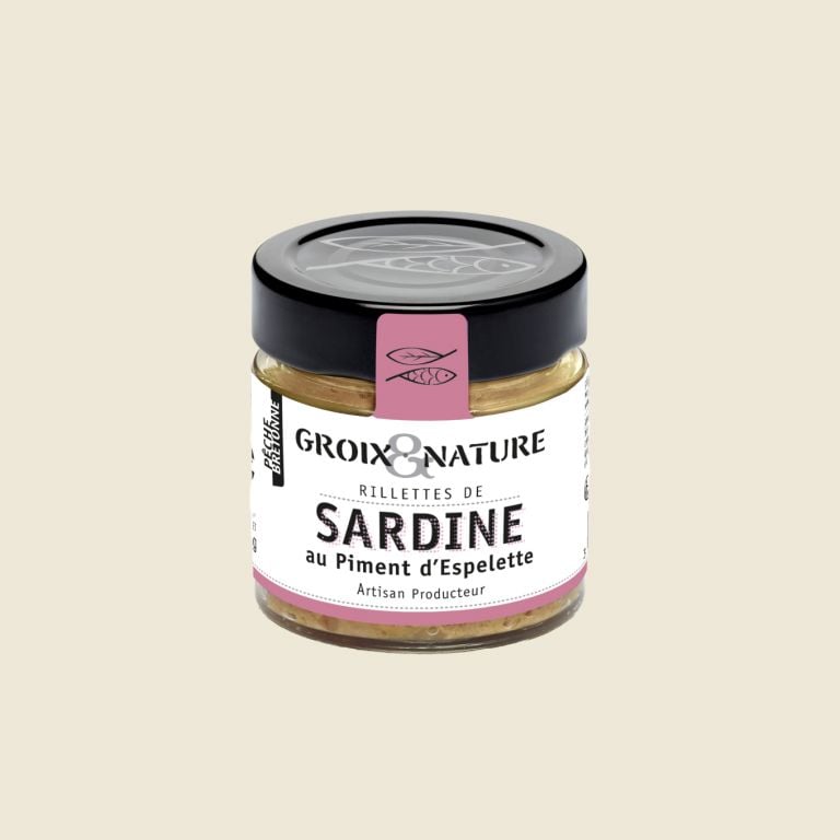 Rillettes de sardines au piment d'Espelette
