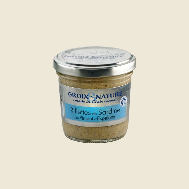Rillettes de sardines au piment d'Espelette