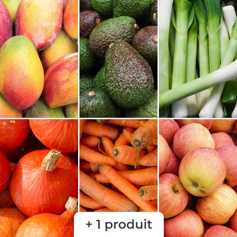 Mélange de fruits & légumes bio