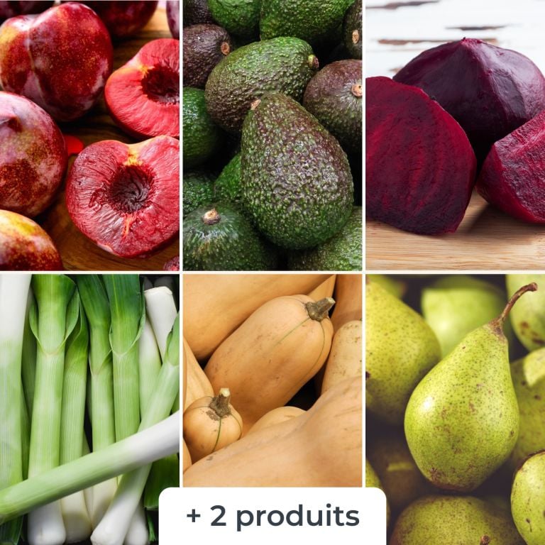 Grand mélange de fruits & légumes