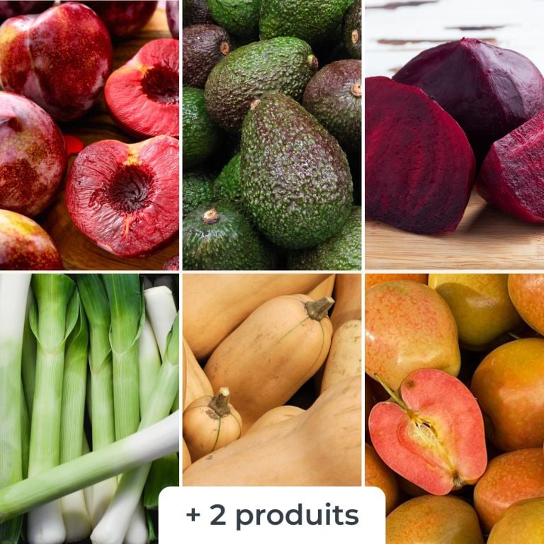Grand mélange de fruits & légumes