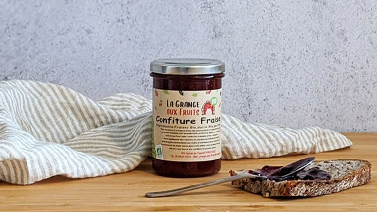Confiture de fraises bio