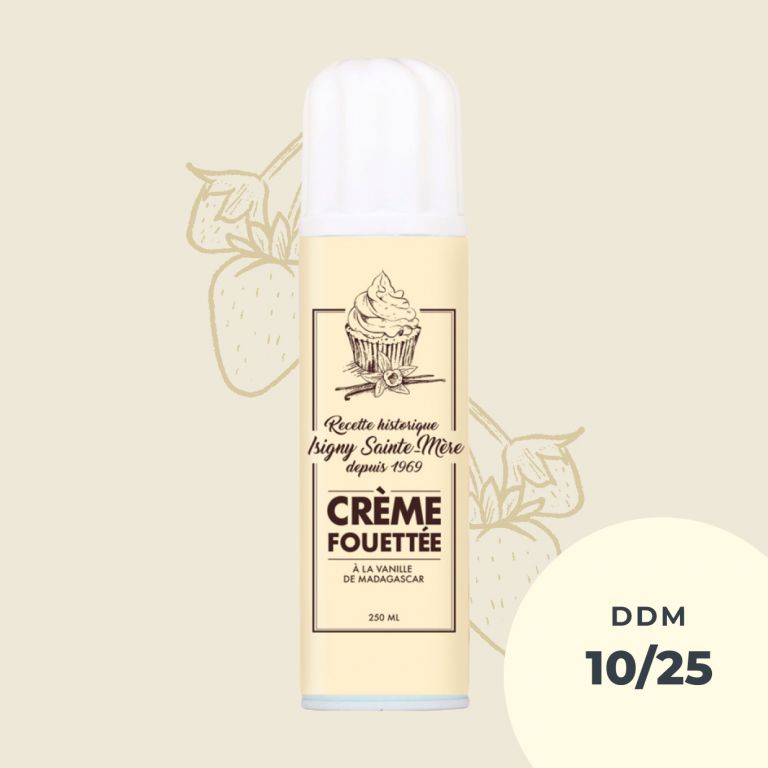 Crème chantilly à la vanille de Madagascar