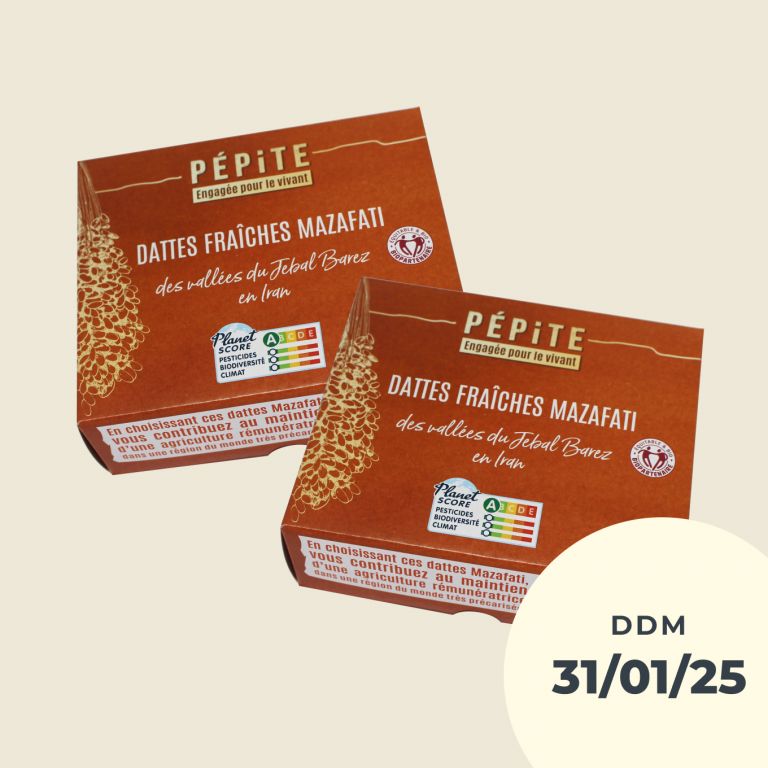 Dattes fraiches Mazafati bio (le lot de 2) - DDM dépassée
