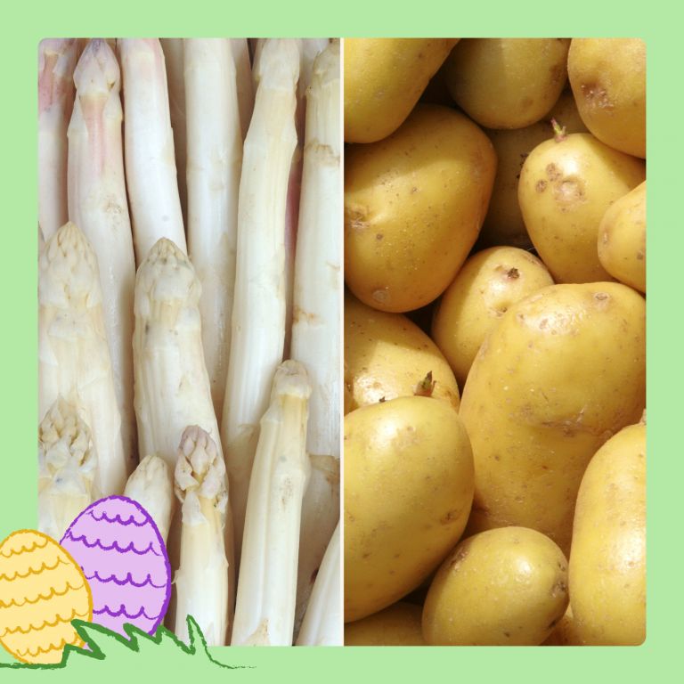 Asperges & pommes de terre
