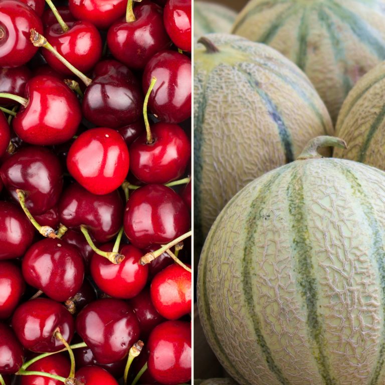 Melon & cerises