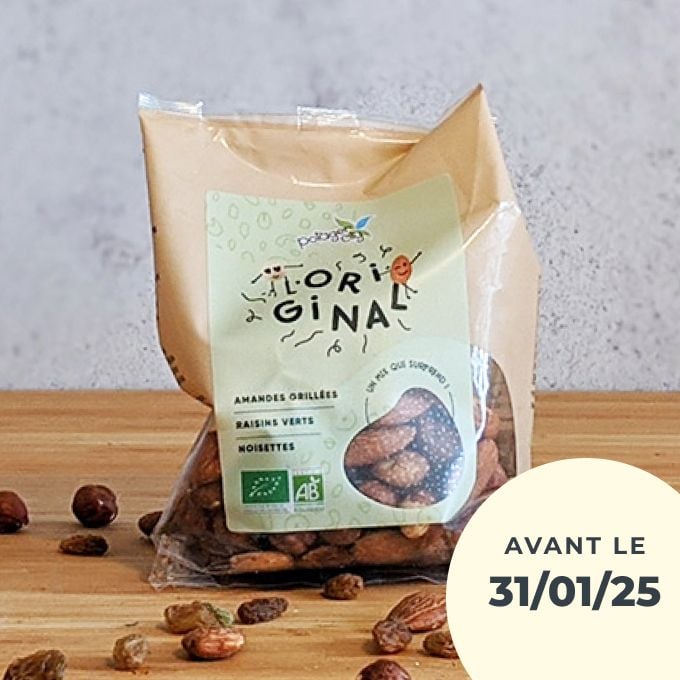 L’original - amandes grillées, raisins verts, noisettes bio