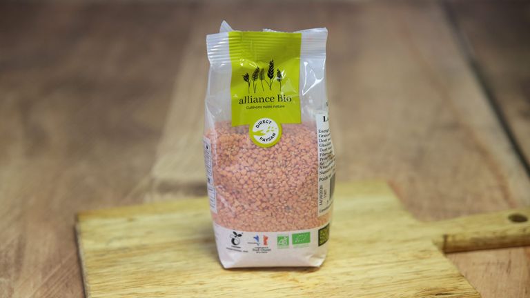 Lentilles Corail bio