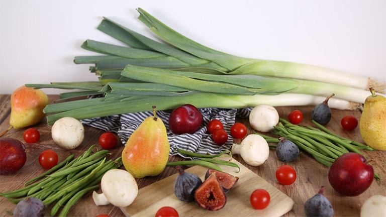 Grand mélange de fruits et légumes