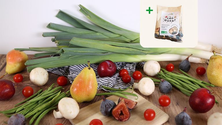 Mélange de fruits & légumes (+ 125 g de fruits secs bio)