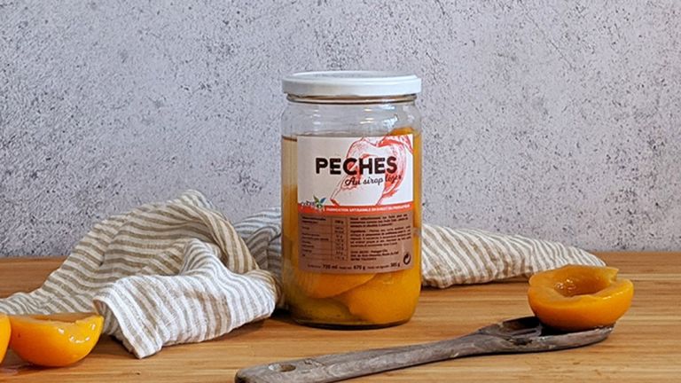 Pêches au sirop