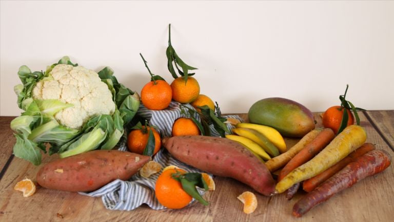 Petit mélange de fruits & légumes (+ 6 oeufs bio)