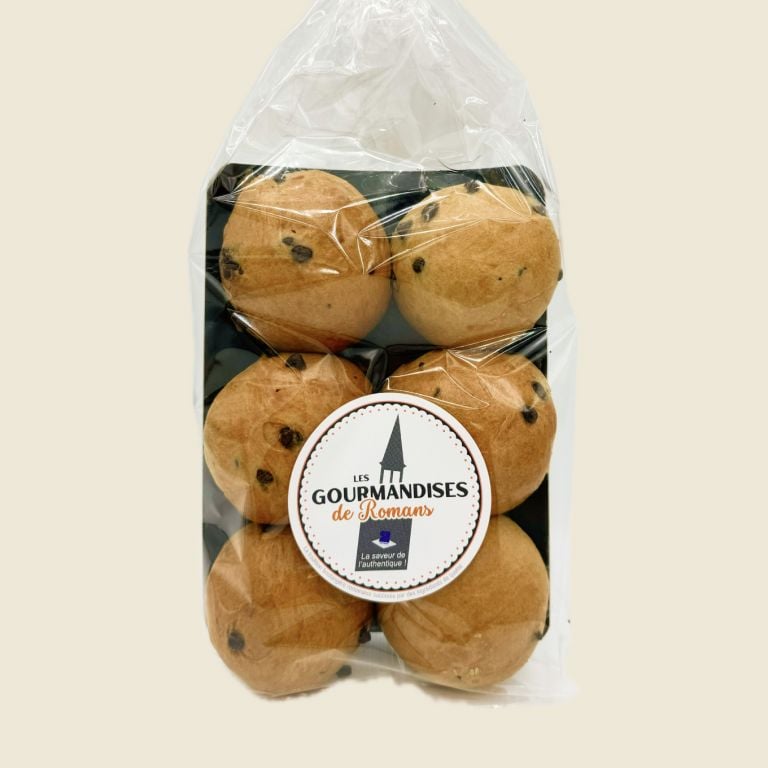 Briochettes au chocolat 6x40 g