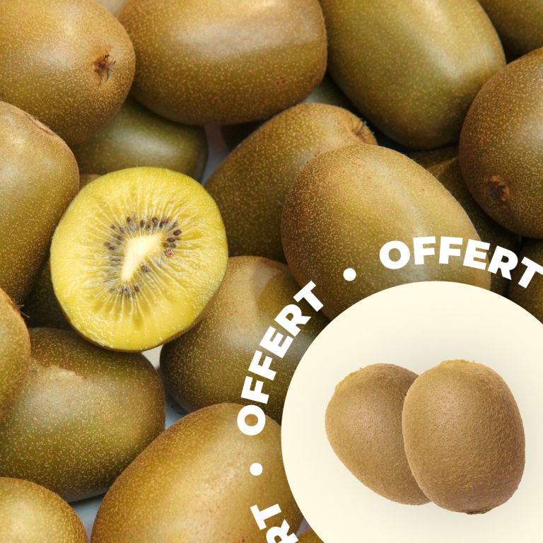 Kiwis jaunes - 6 pièces (+2 offerts)
